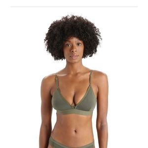 Icebreaker Siren Bralette (Loden) Merino Wool